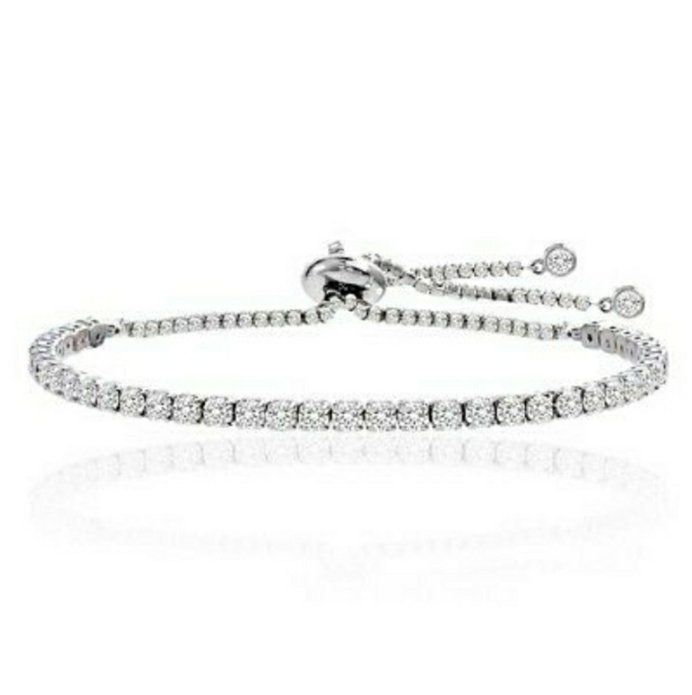 Swarovski Elements Slider Tennis Bracelet